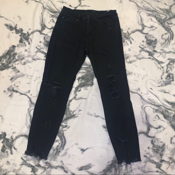 KanCan Black Distressed Jeans - Picture 6 of 6